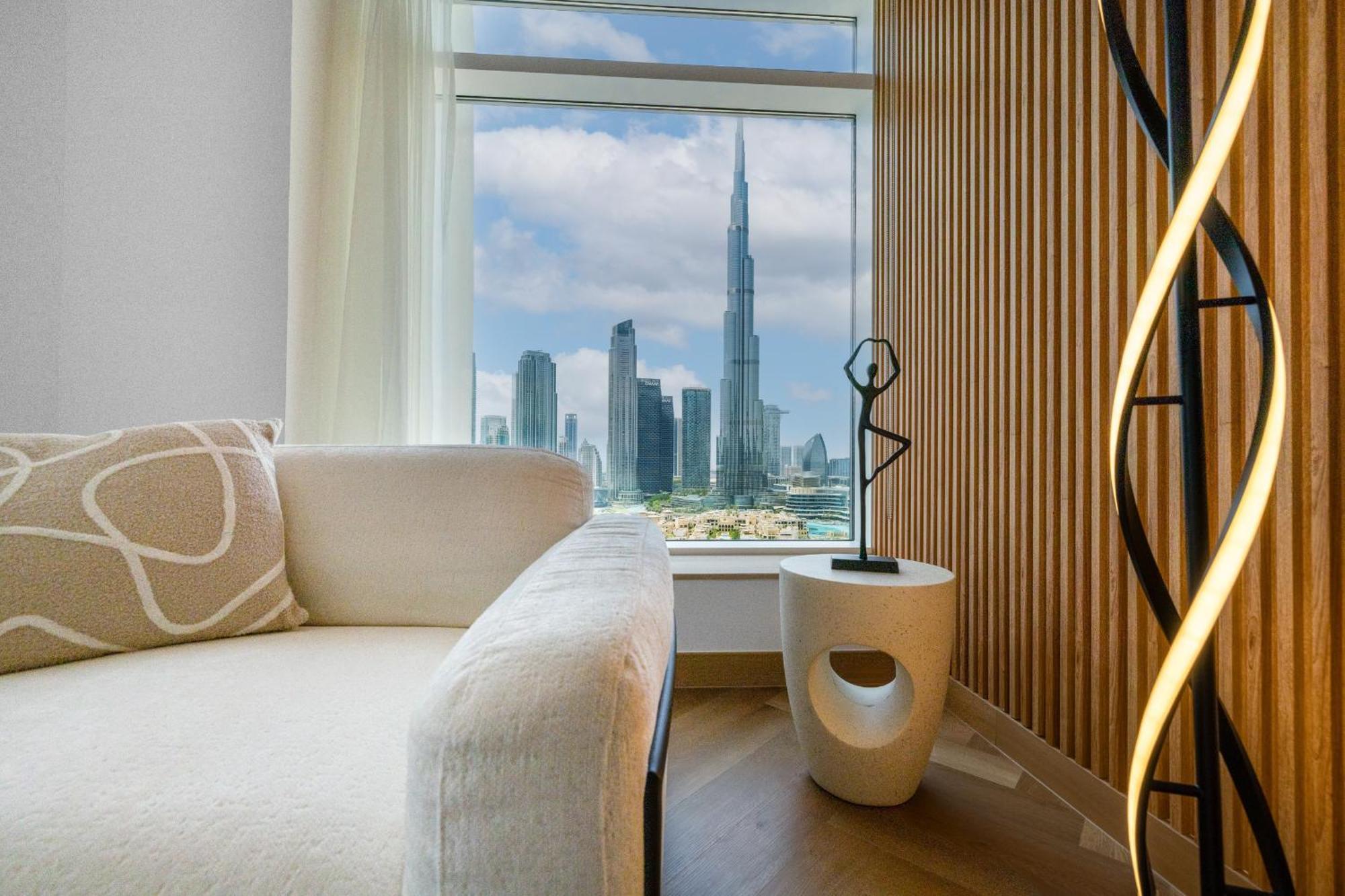Upgraded Apartment With Stunning Burj Khalifa View Dubaj Exteriér fotografie