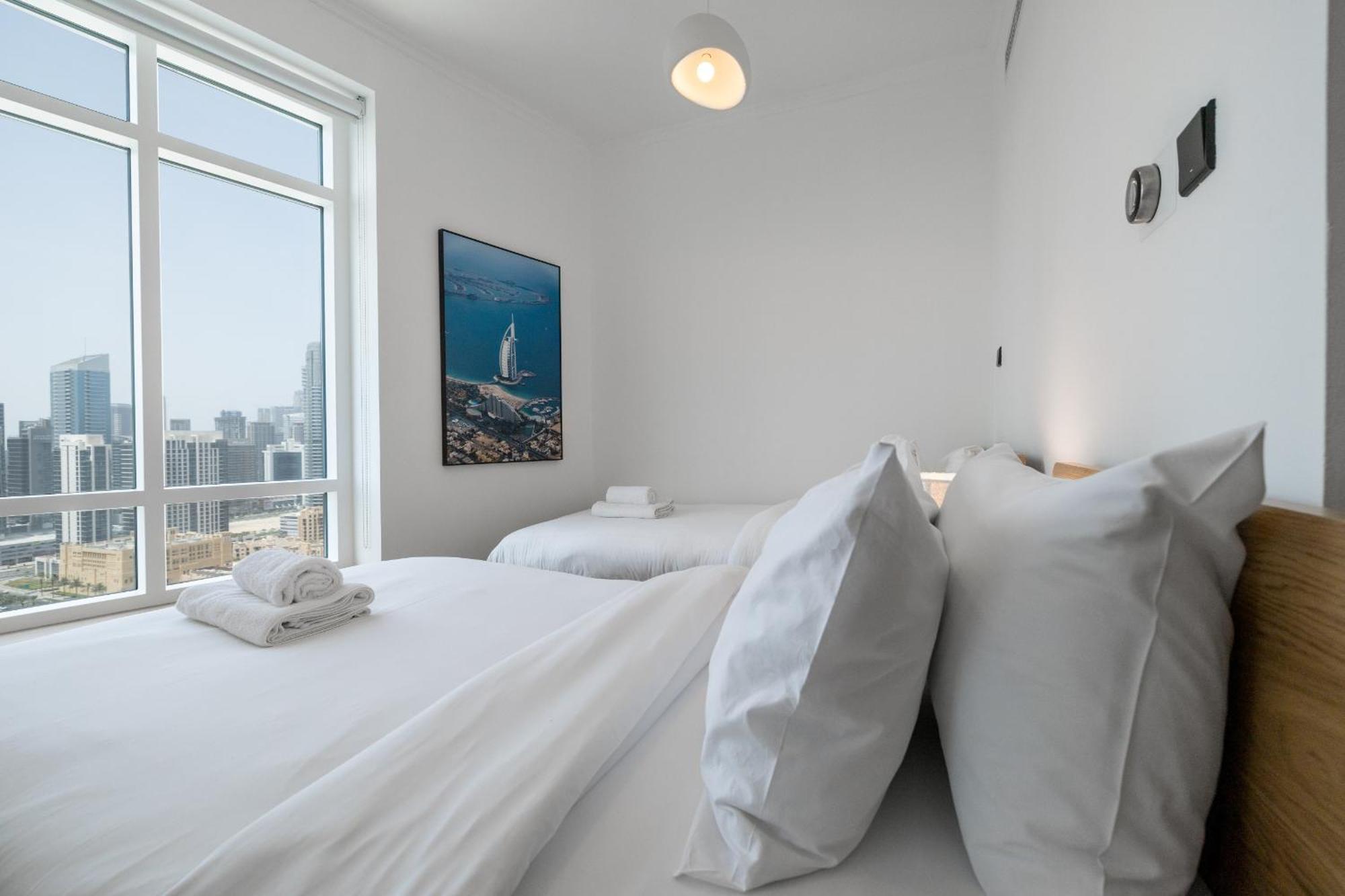 Upgraded Apartment With Stunning Burj Khalifa View Dubaj Exteriér fotografie