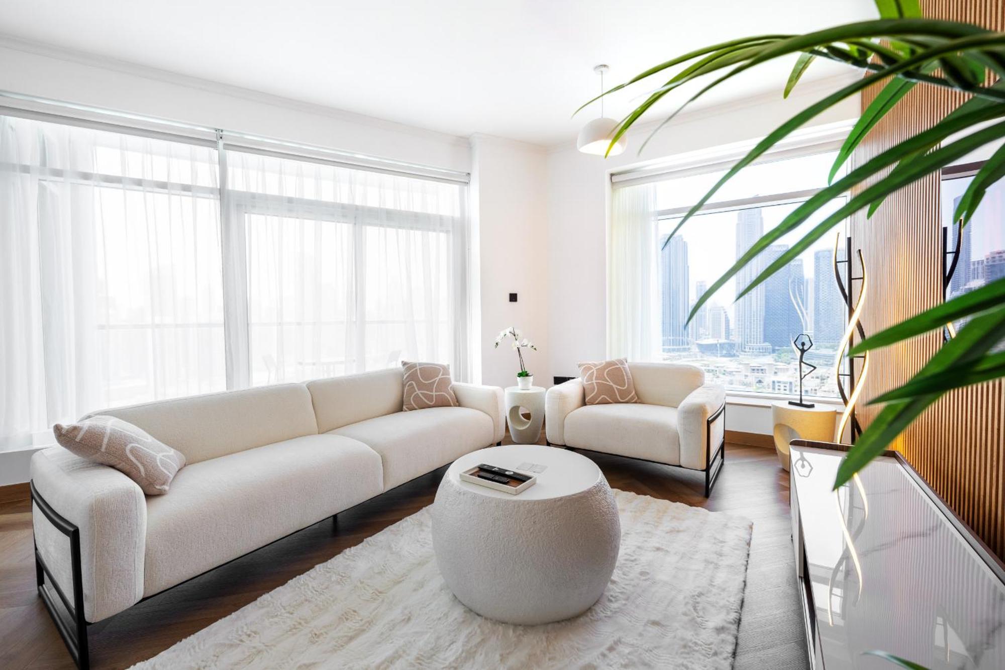 Upgraded Apartment With Stunning Burj Khalifa View Dubaj Exteriér fotografie